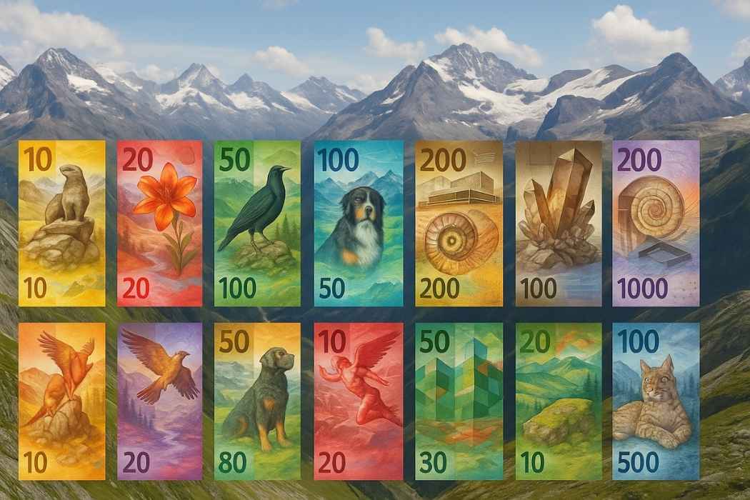 Suiza tendrá nuevas notas de franco suizo: ¡Conoce los diseños! Suiza tendrá nuevas notas de franco suizo: ¡Conoce los diseños!